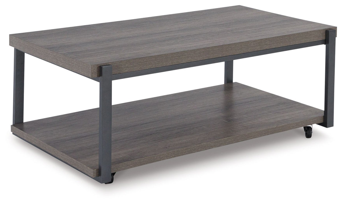 Wilmaden - Occasional Table Set (Set of 3) - Gray / Black