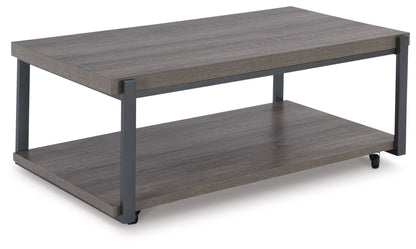 Wilmaden - Occasional Table Set (Set of 3) - Gray / Black
