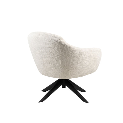 Fleming - Boucle Swivel Lounge Chair