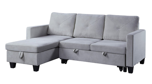 Nova - Reversible Sleeper Sectional Sofa With Storage Chaise