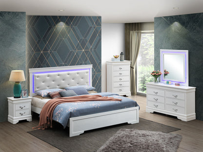 Transitional Full Bed - Champagne