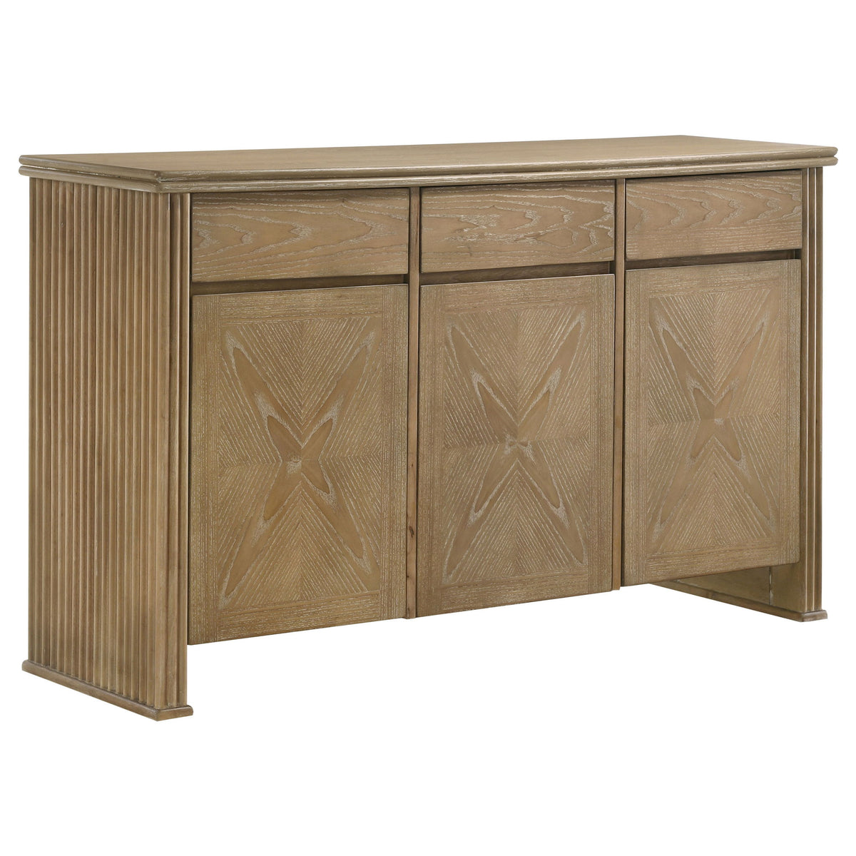 Dreydon - 3 Door Sideboard Server - Light Brown