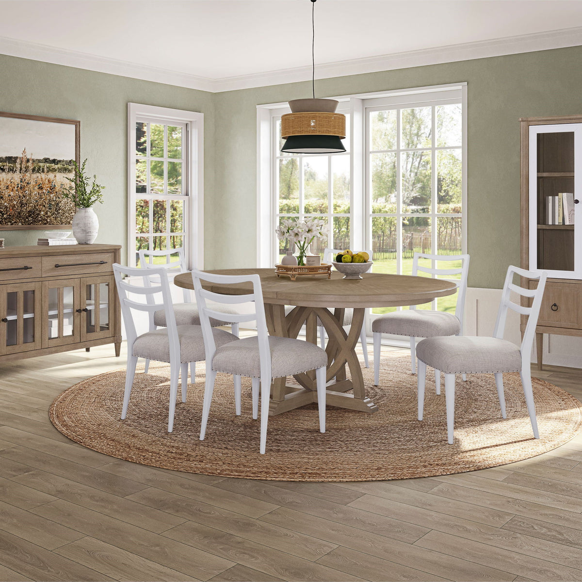 Ladderback Side Dining Chair (Set of 2)
