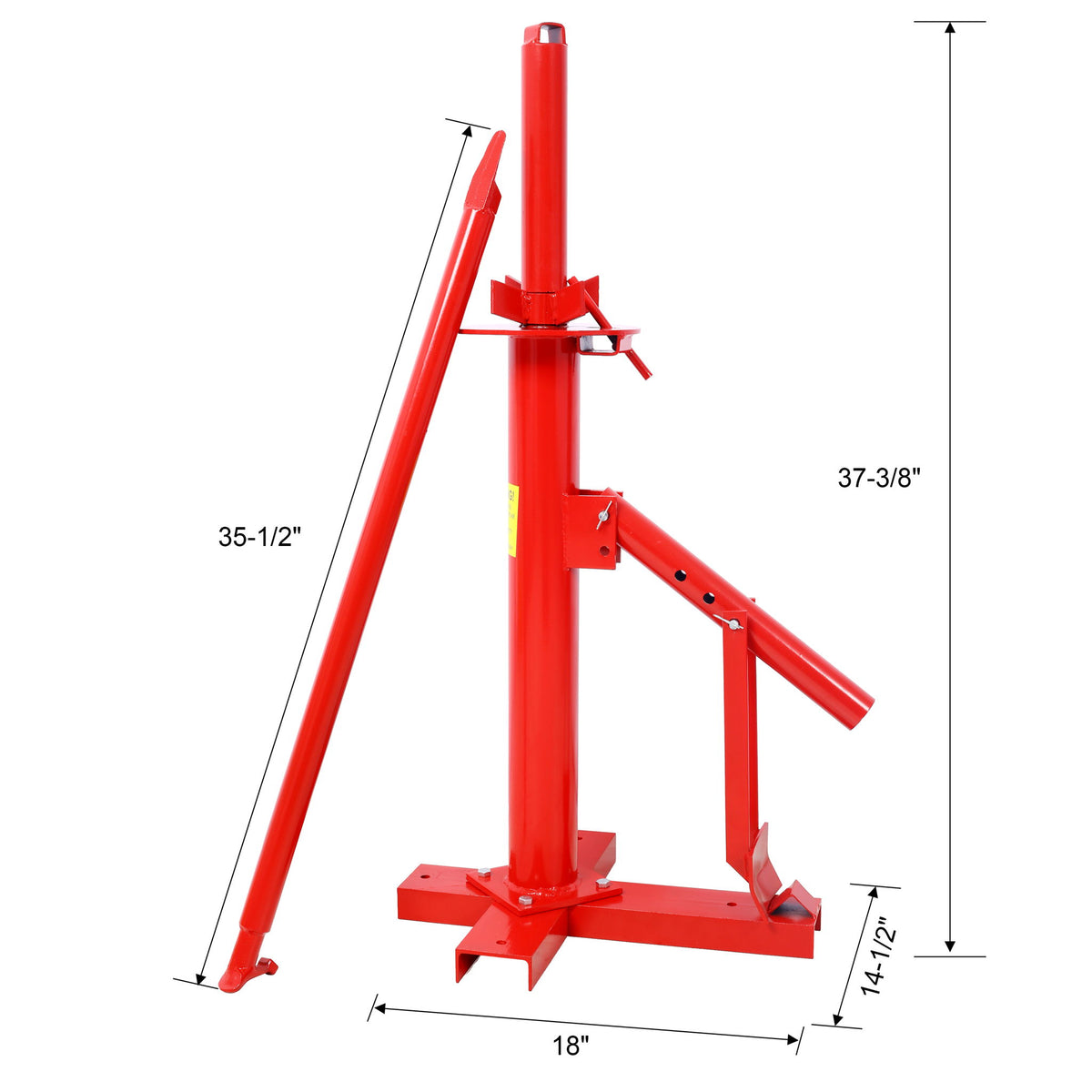 Portable Manual Tire Changer Tool For Durable Design For Car Truck Garage - Red