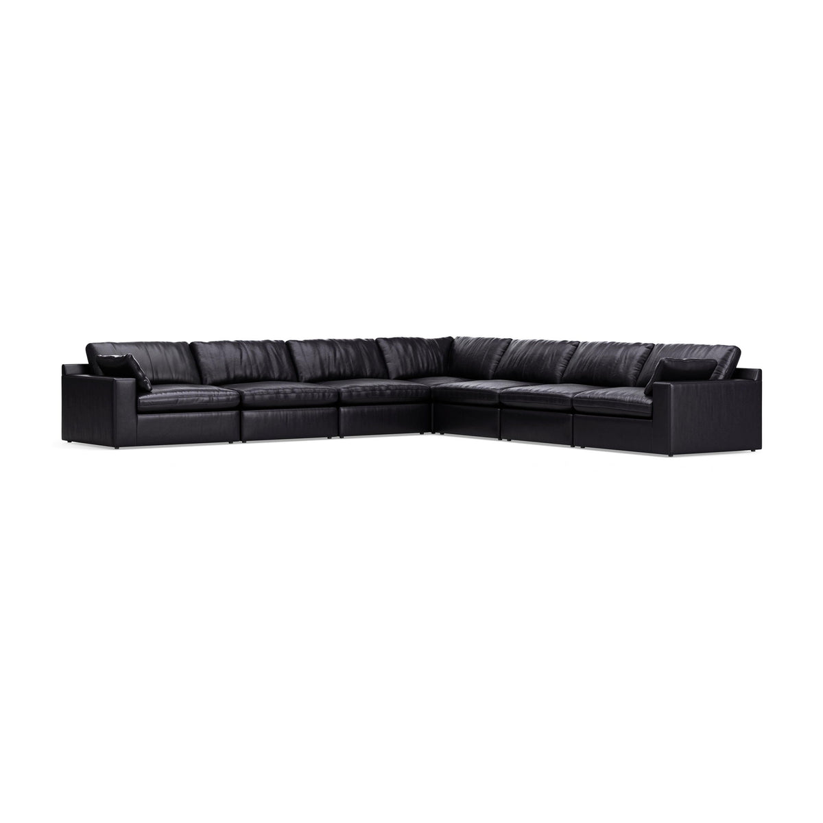 Emilia - 7-Piece Sectional - Black