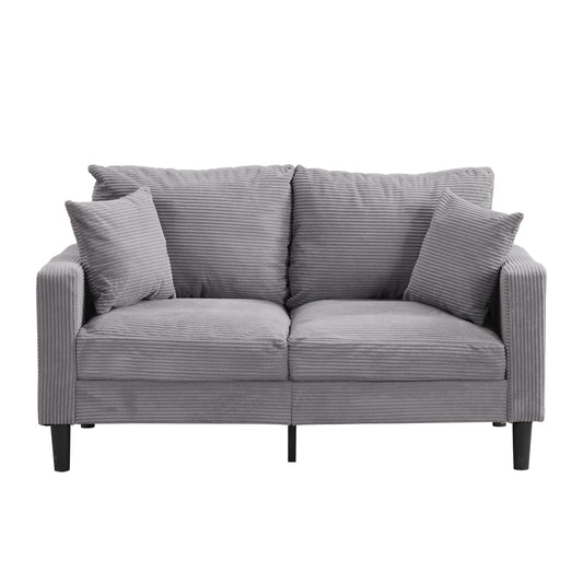 Modern Upholstered Loveseat Sofa, High Resilience