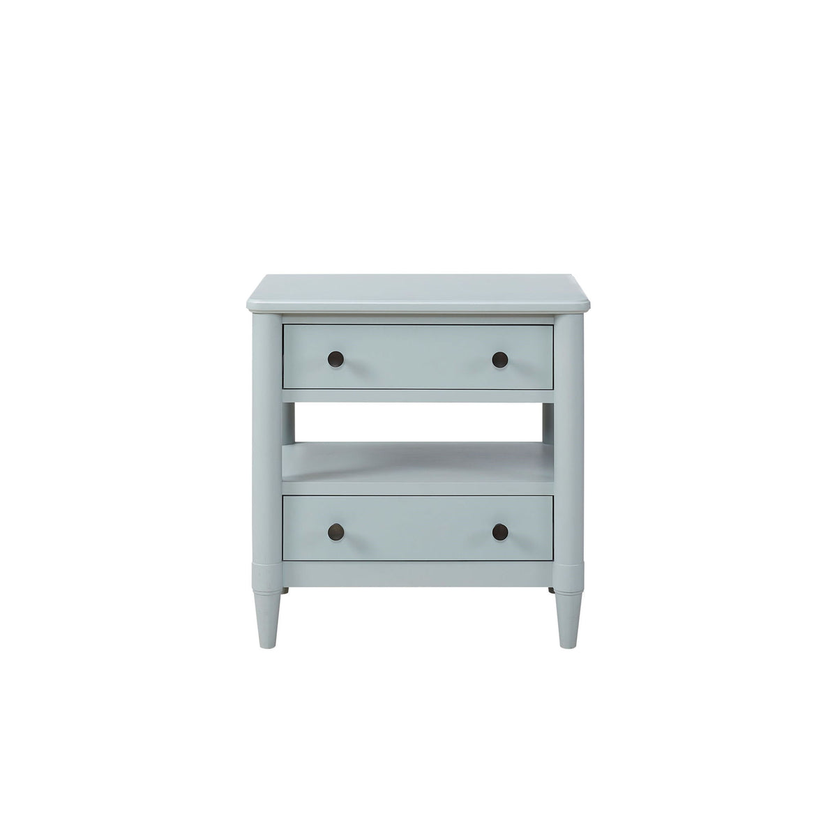 Open Nightstand With 2 Drawers