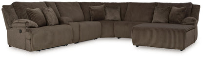 Top Tier - 6 Piece Reclining Sectional