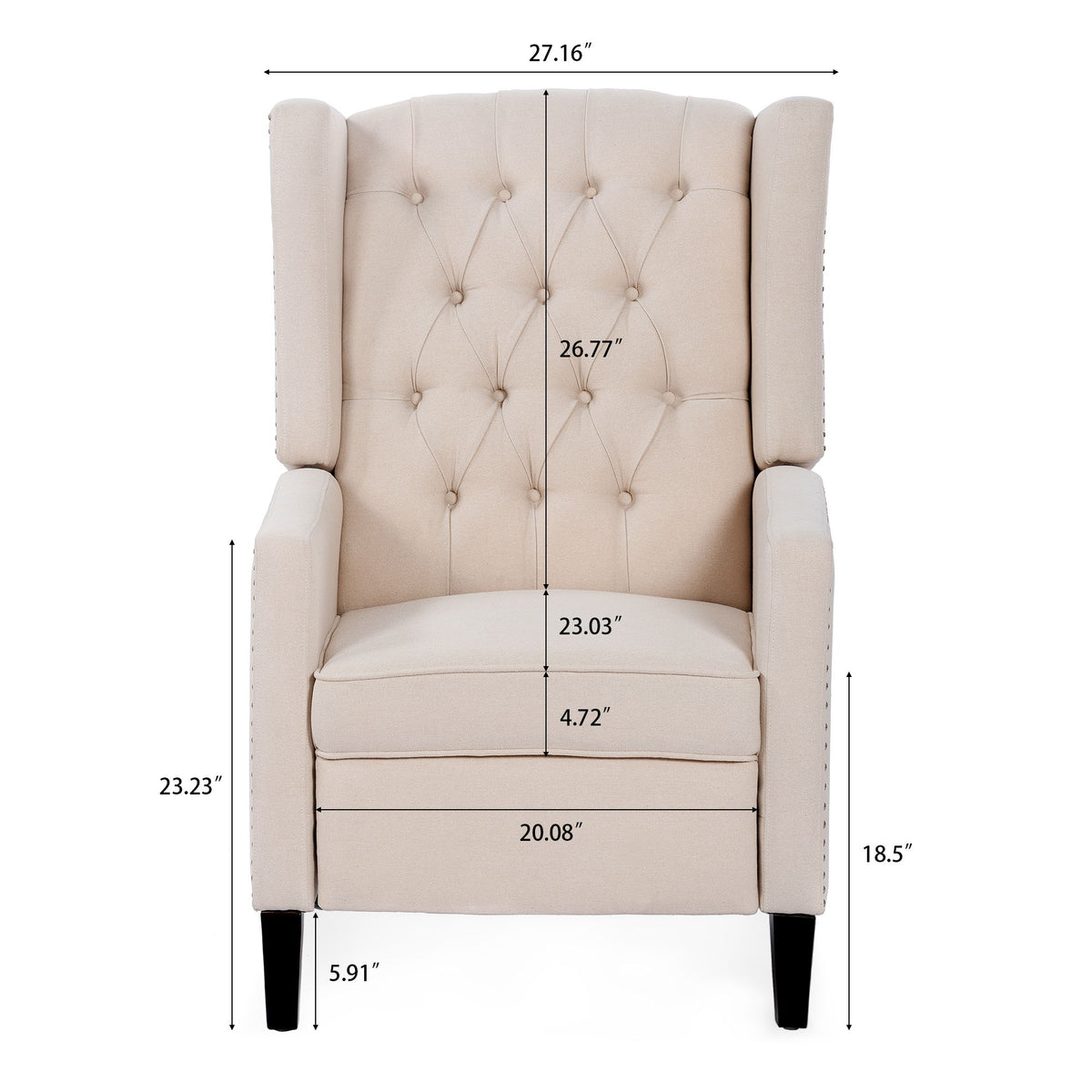Manual Wing Chair Recliner