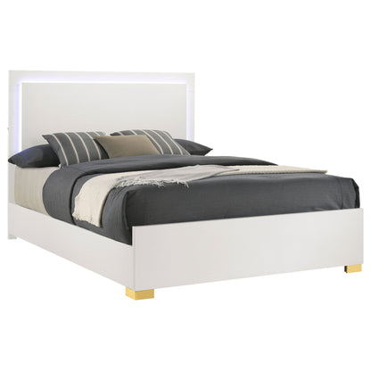 Jeremiah - LED Panel Bed With Touch Controlled Lighting