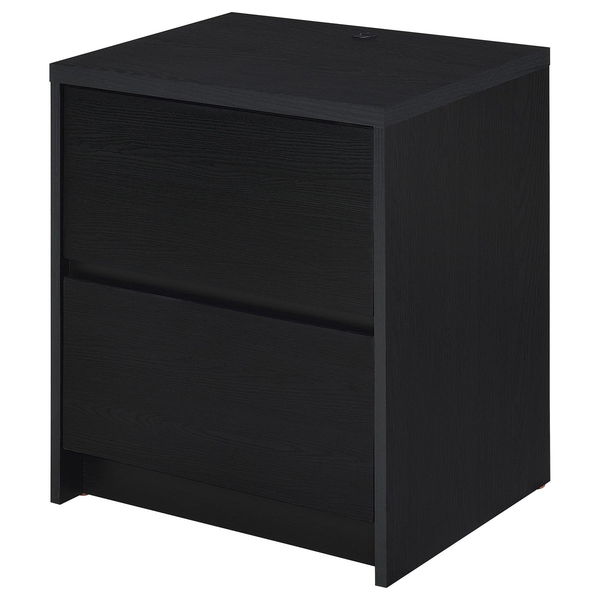 Geary - 2 Drawer Nightstand With LED Lights And USB Charging Ports
