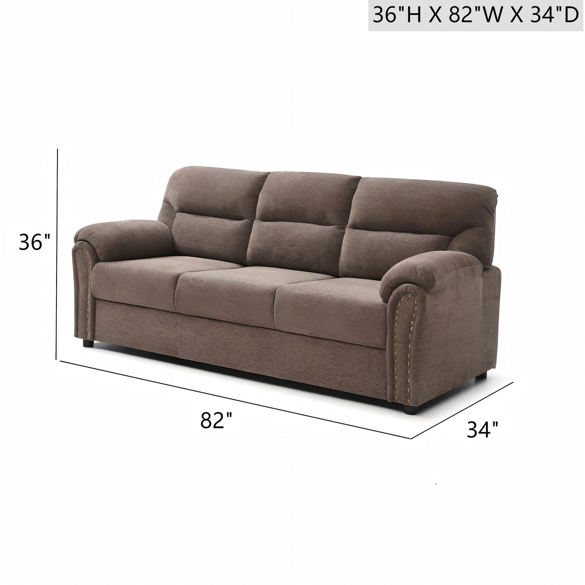 Hamilton - Sofa With Nailhead Trim