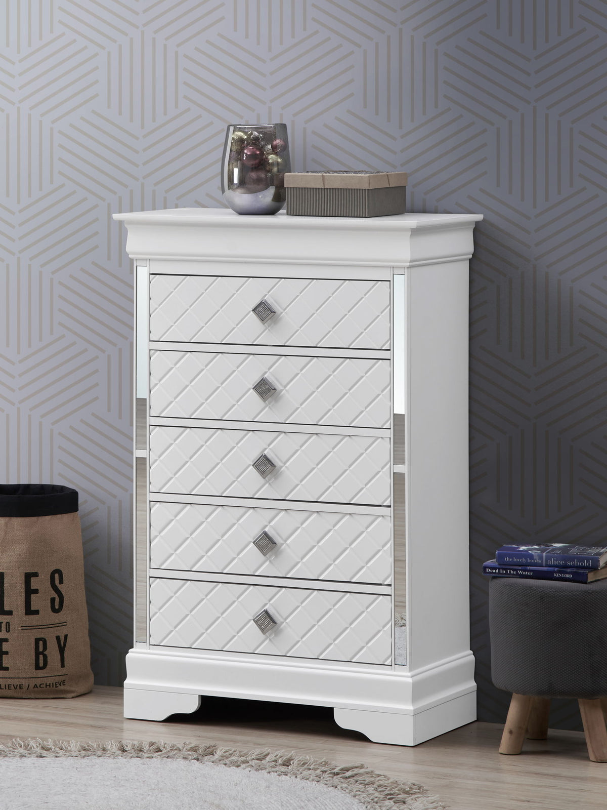 Verona - Chest - Champagne - Particle Board