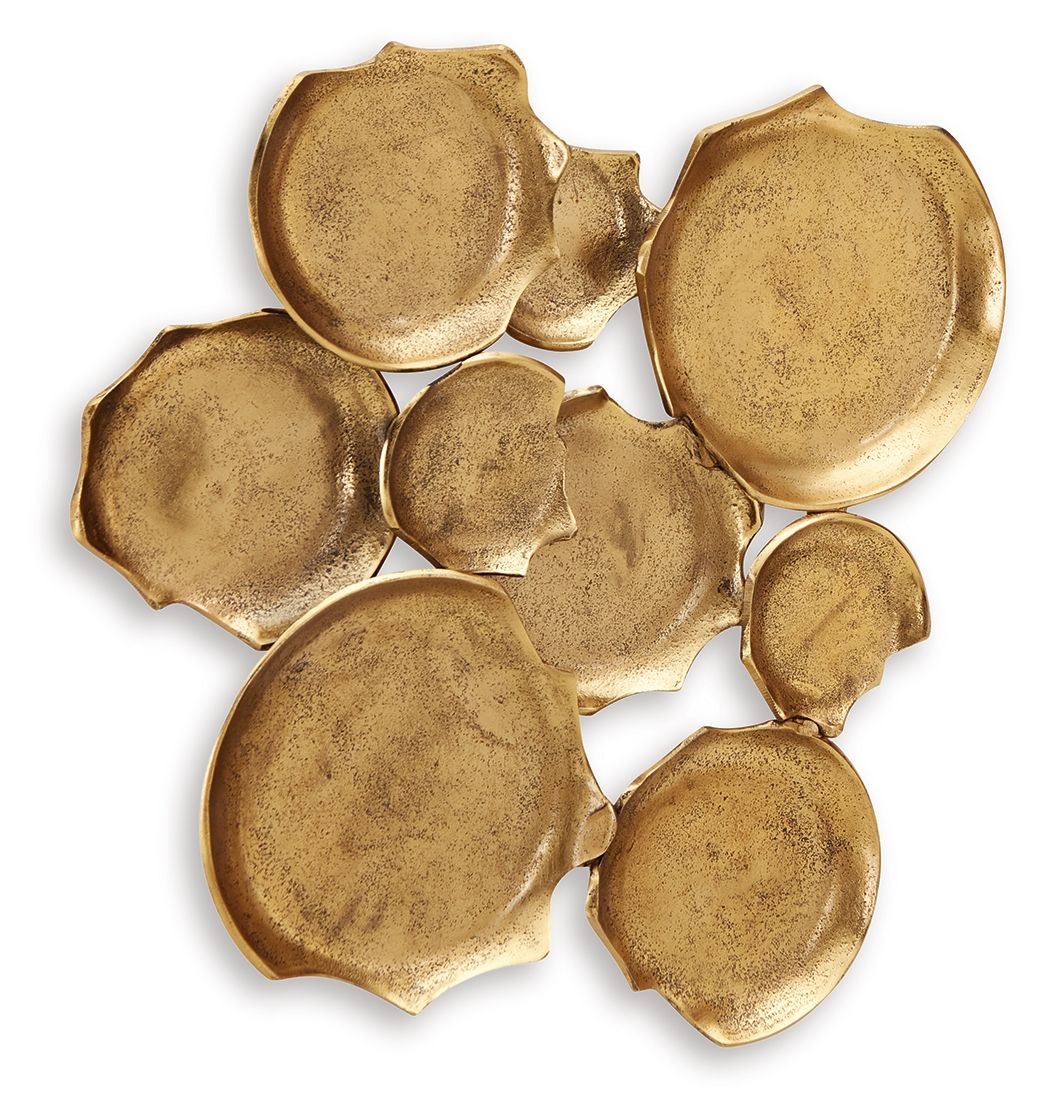 Gageton - Wall Decor - Antique Gold Finish