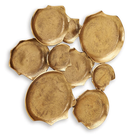 Gageton - Wall Decor - Antique Gold Finish