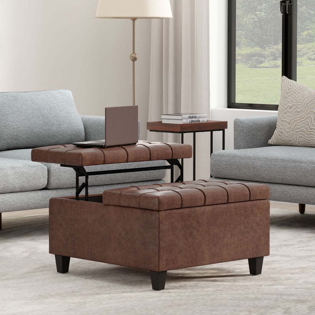 Harrison - Large Coffee Table Storage Ottoman