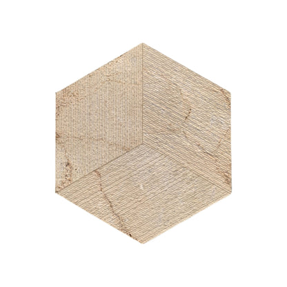 Hexagon Natural Marble Polished Tile For Wall And Floor (Set of 12)