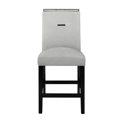 Ariya - Bar Stools (Set of 2) - Black / Gray