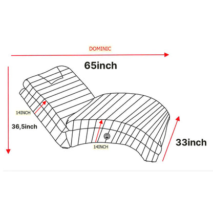 Denise - Accent Chaise With USB Support