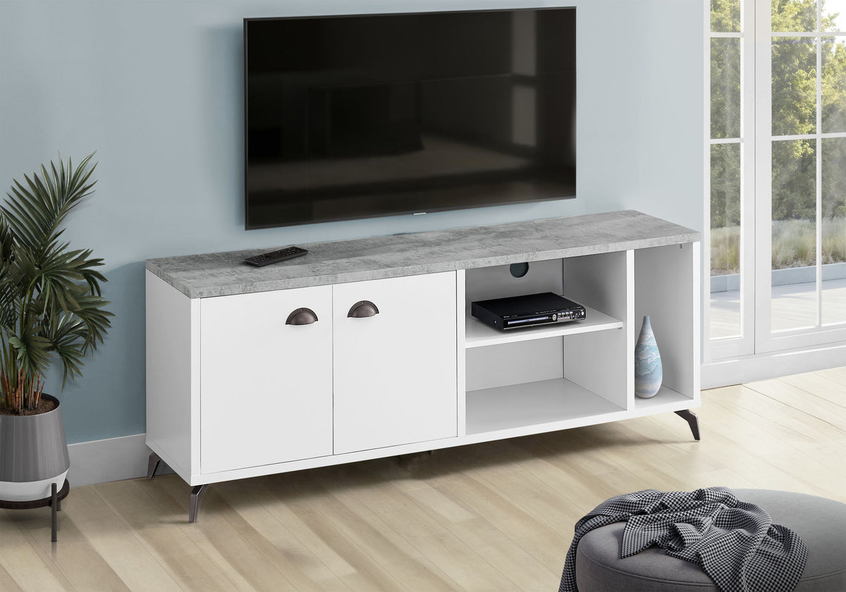 TV Stand, Console, Media Entertainment Center, Storage Cabinet, Contemporary & Modern