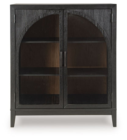 Armenleigh - Bar Cabinet - Black / Brown