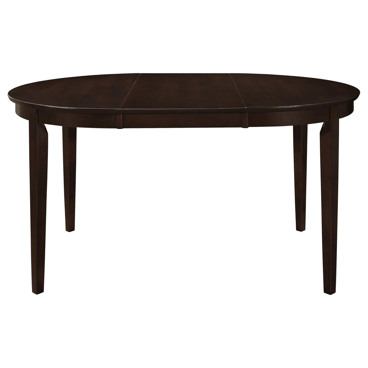 Elmira - Oval Dining Table With Leaf Extension - Brown