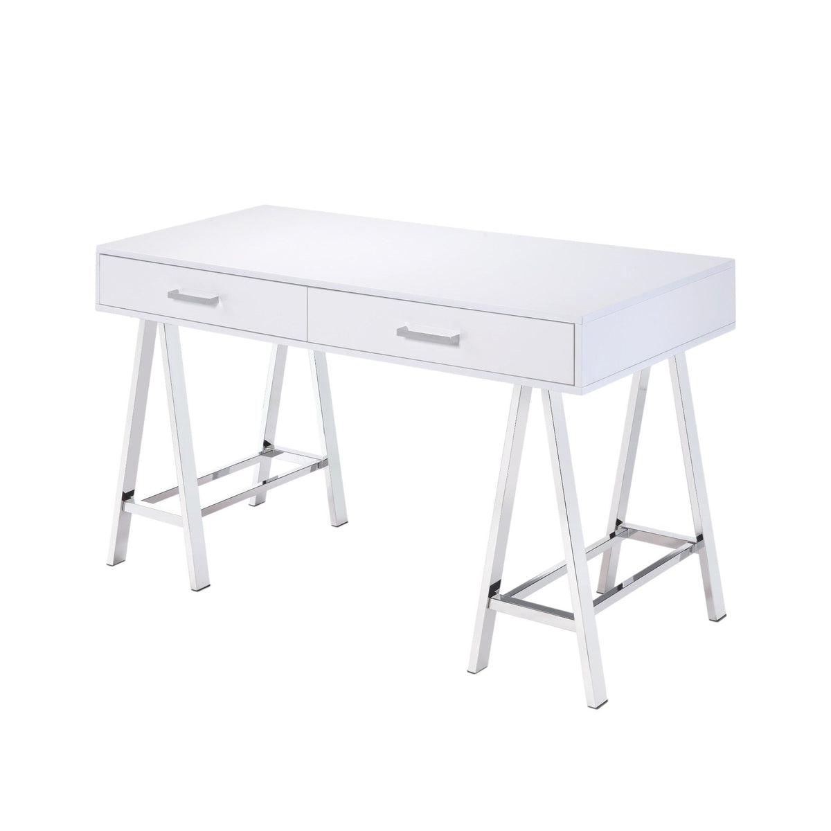 Coleen - High Gloss Writing Desk With USB