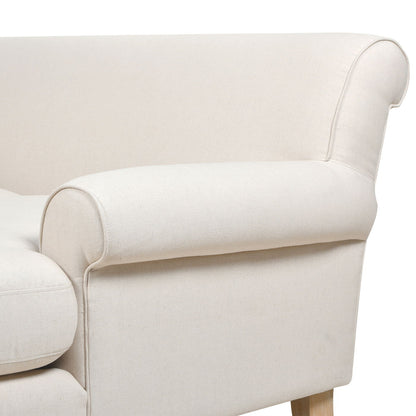 Alana - L-Shape Reversible Sectional Sofa - Light Beige