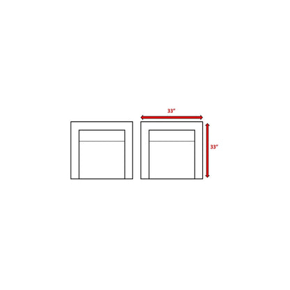 Swivel Patio Chair With Luxurious Cushions Perfect For Outdoor Relaxation (Set of 2) - Gray / Gray Mix