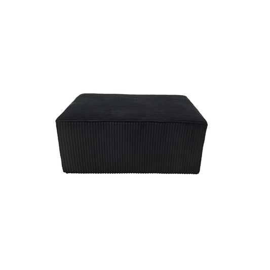 Upholstered Ottoman, Lounge Furniture - Black