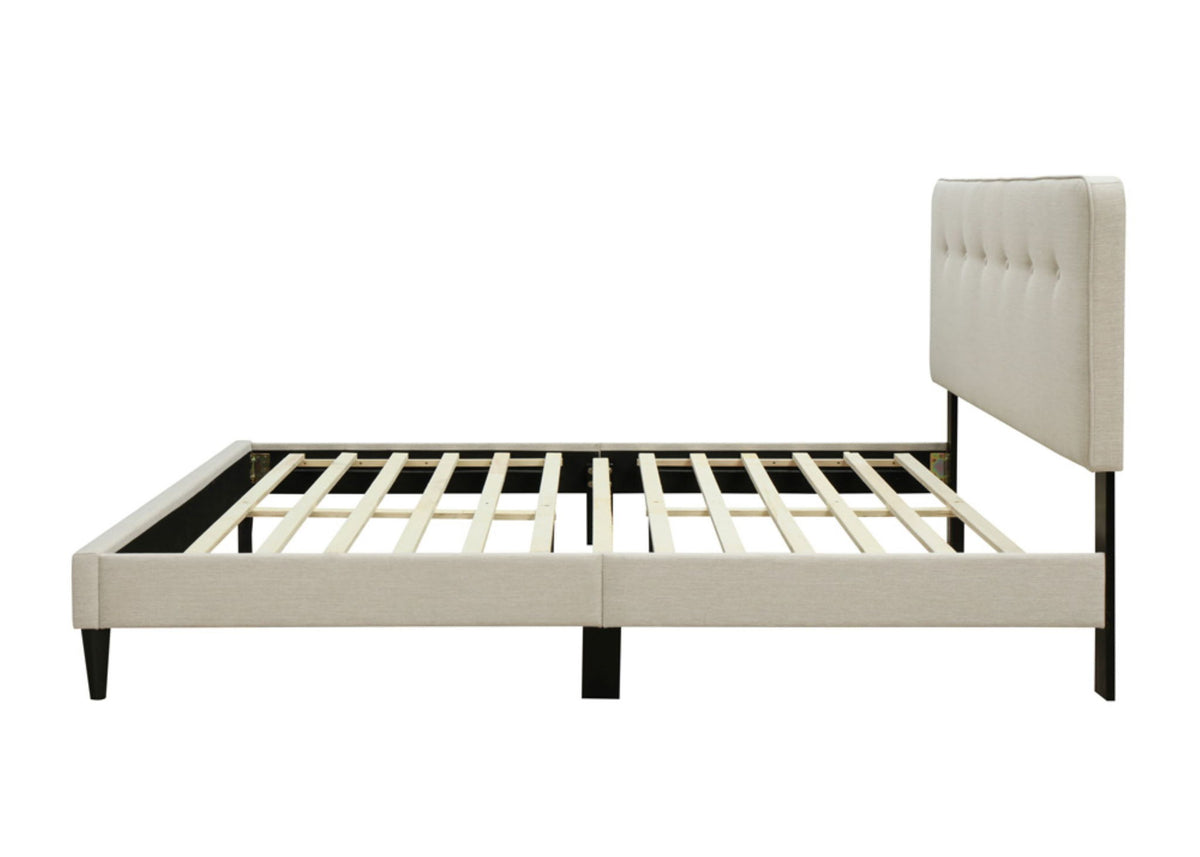 Upholstered Bed Compact With USB