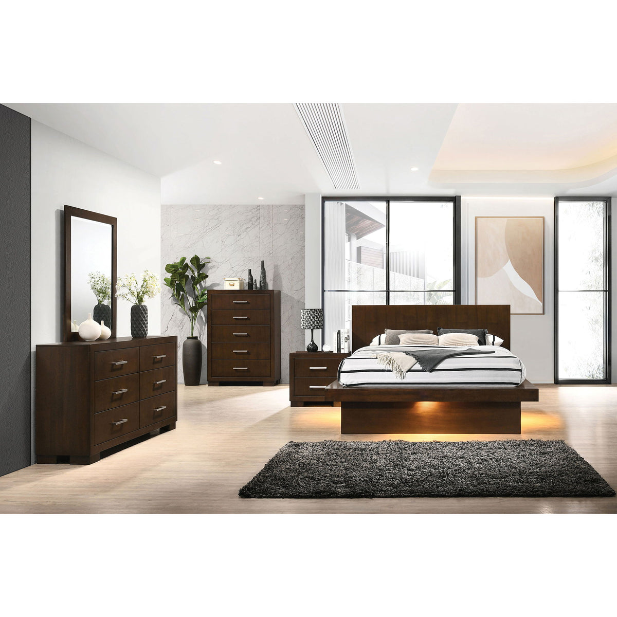 Tokyo - LED Bedroom Set