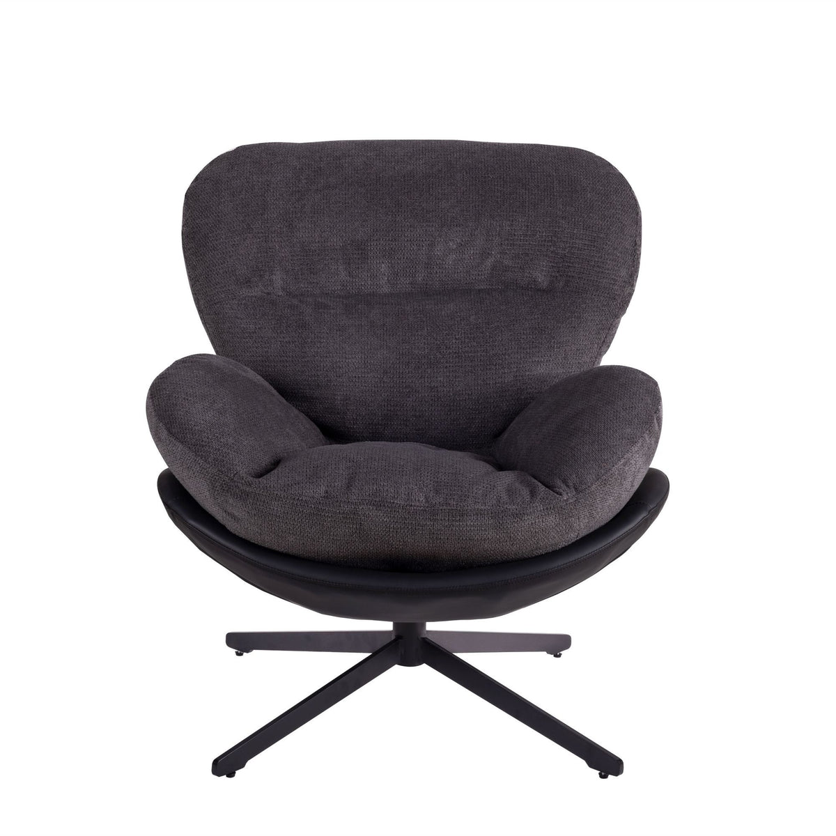 360° Swivel Office Chair, No Wheels