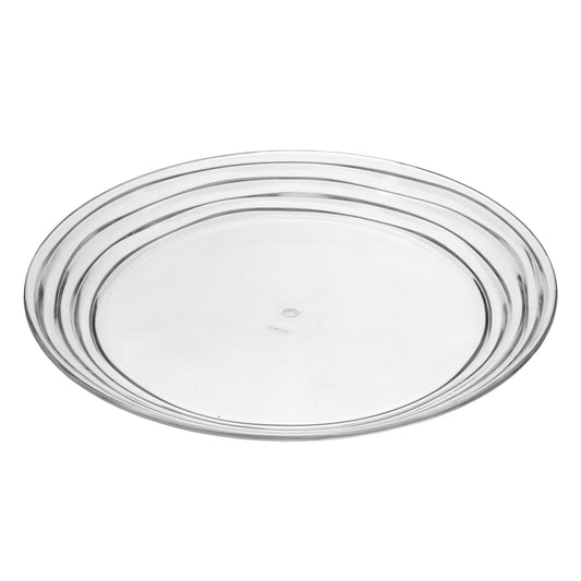 Designer Swirl Acrylic Dinner Plates (Set of 4)