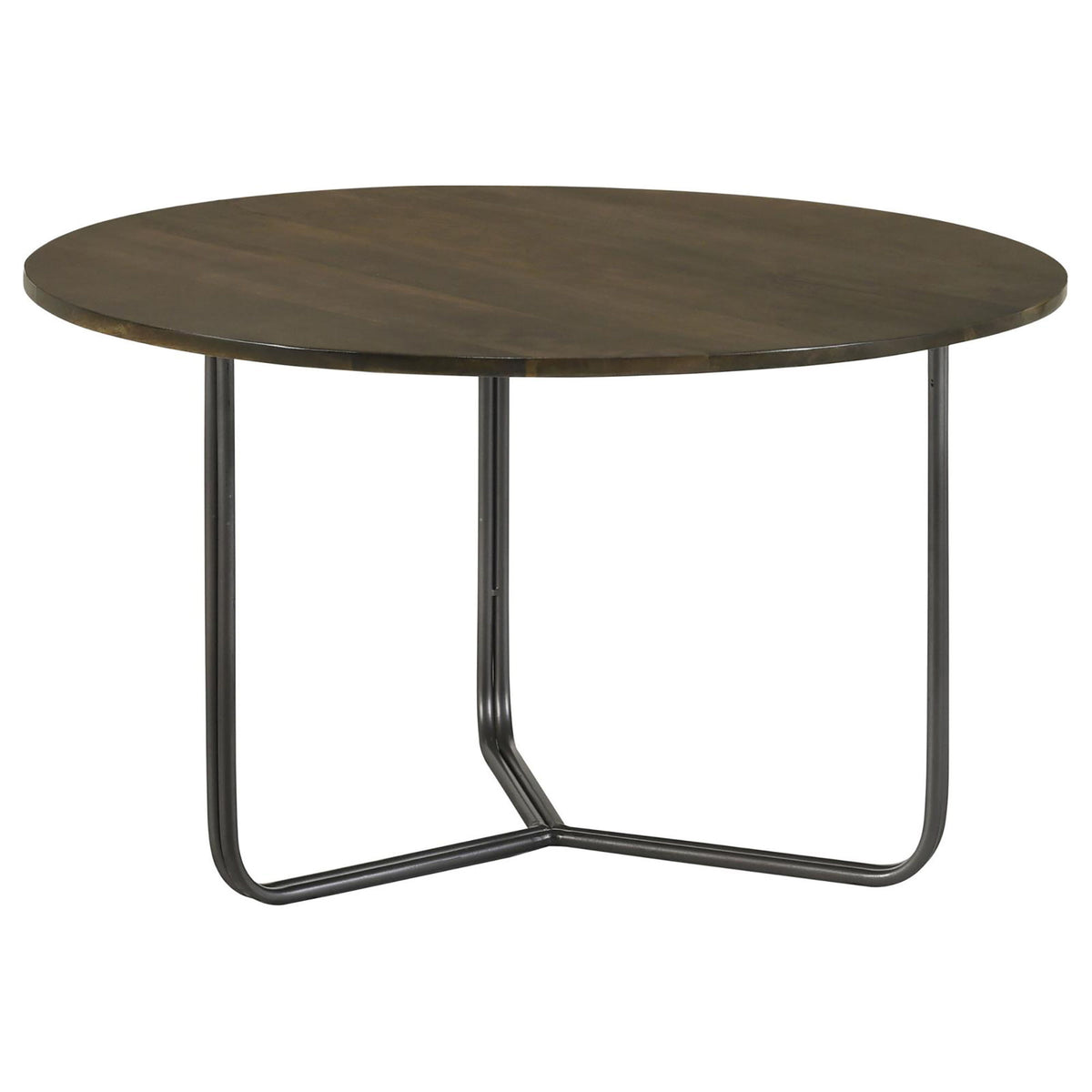 Accent Table With Slim Tripod Base - Brown