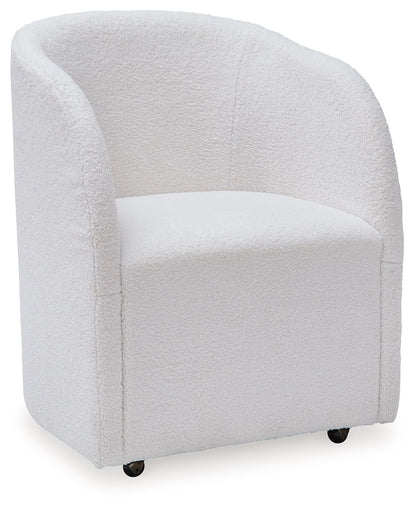 Rowanbeck - Dining Upholstered Arm Chair (Set of 2) - Ivory
