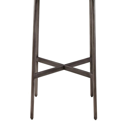 Renu - Round Bar Table With Industrial Charm - Light Brown
