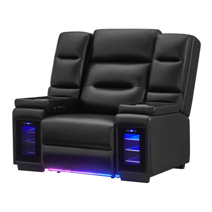 Sinai - Power Recliner With Dual Adjustment - Black