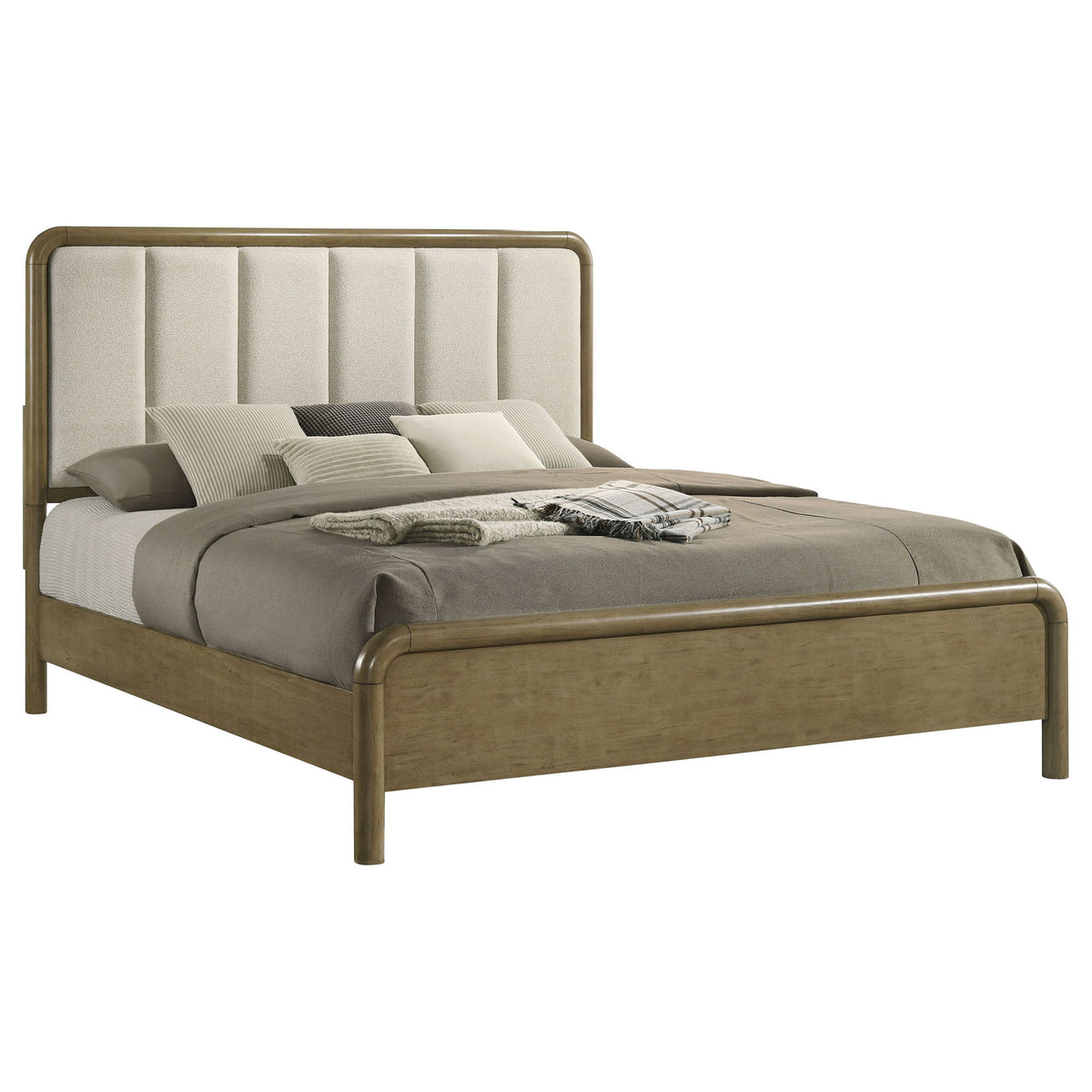 Tully - Queen Bed - Nutmeg Brown