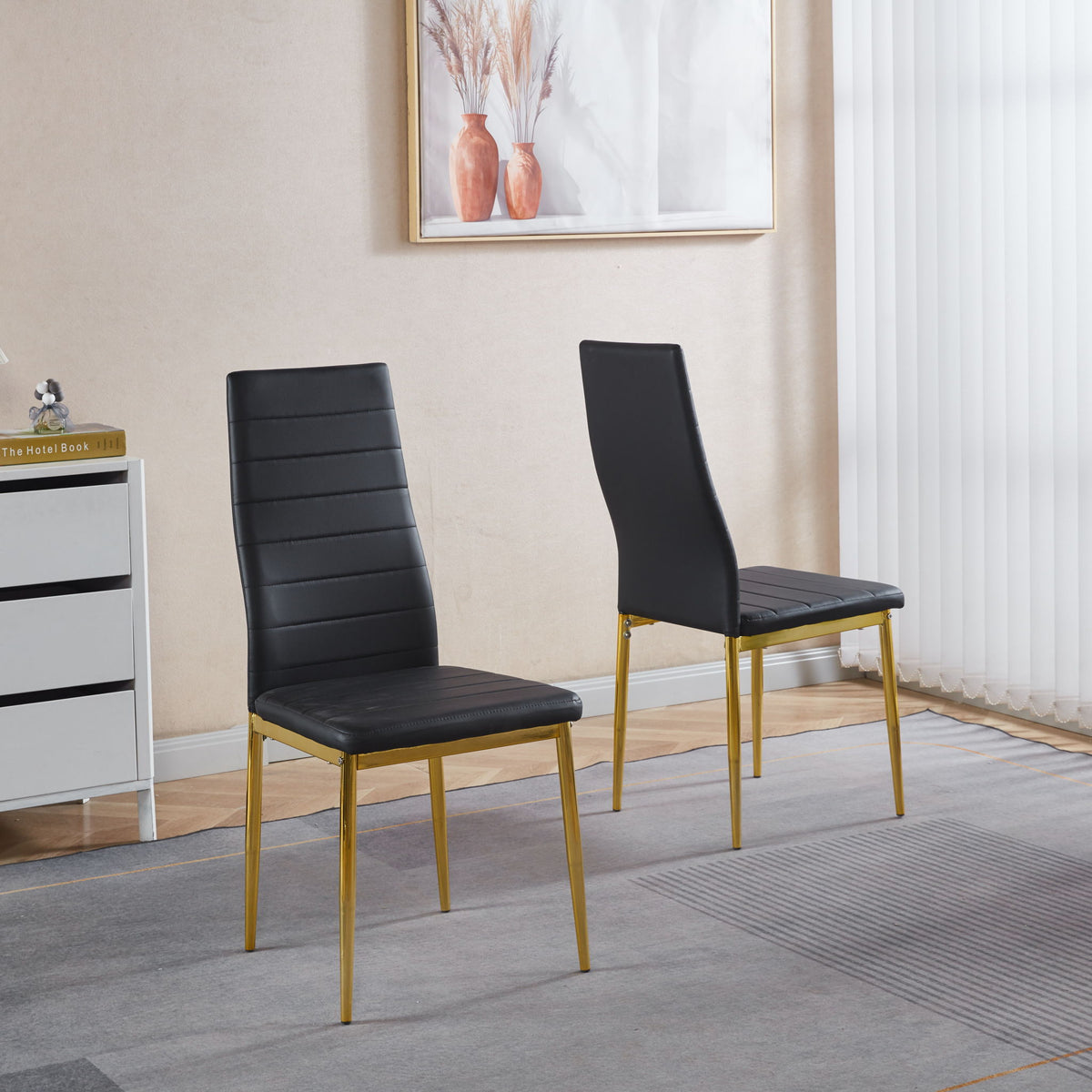 Elegant Legs Dining Chair (Set of 4)