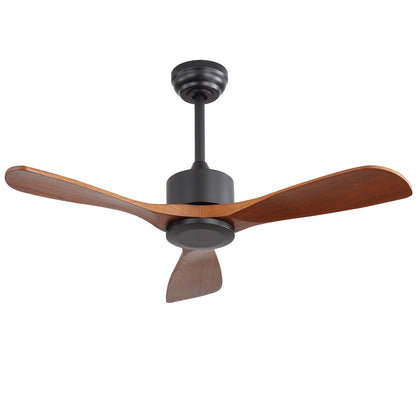 42" Ceiling Fan With DC Reversible Motor, 3 Blades, Timer Function