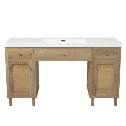 Bathroom Vanity With Sink, Spacious Storage Cabinet