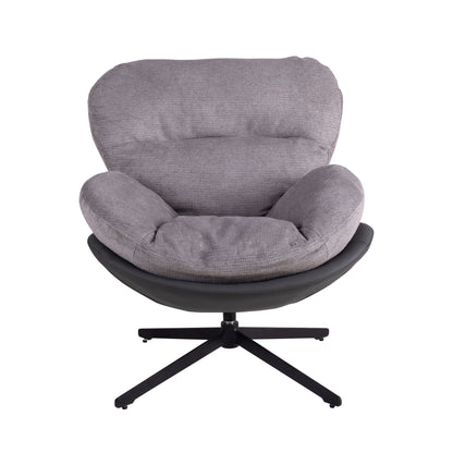 360° Swivel Office Chair, No Wheels