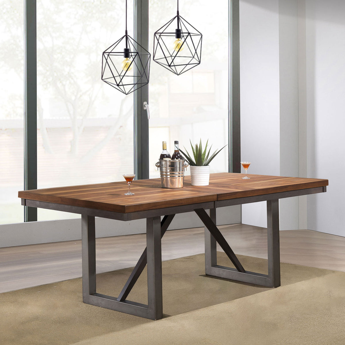 Rivera - Extension Dining Table - Natural Walnut