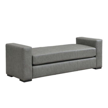 Ottoman With Unique Armrest Design For Living Spaces
