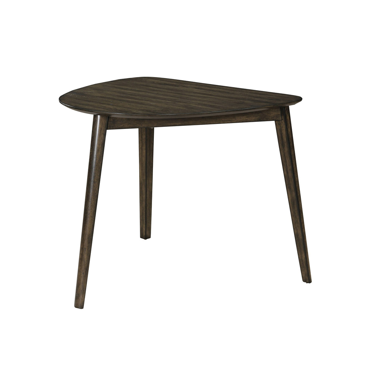 Rex - Guitar Pick Corner Table - Walnut Brown