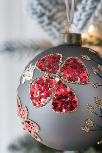 Glass Decorative Hanging Ball Christmas Tree Ornaments For Holiday Party Decorations