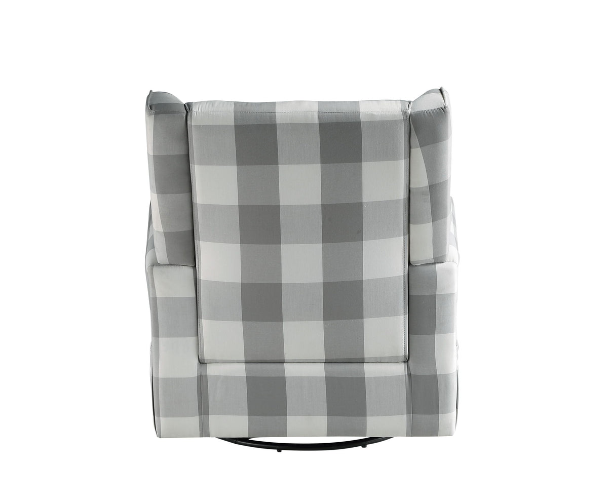 Patli - Glider Chair With Swivel - Gray