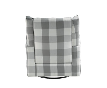 Patli - Glider Chair With Swivel - Gray