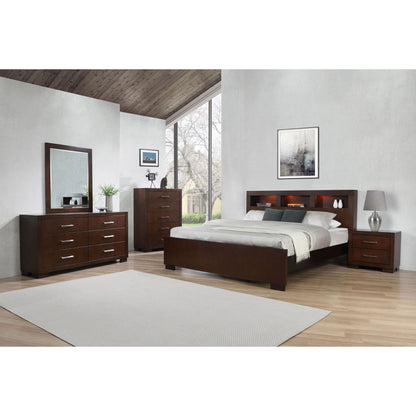 Polk - 5 Piece Queen Bedroom Set - Cappuccino